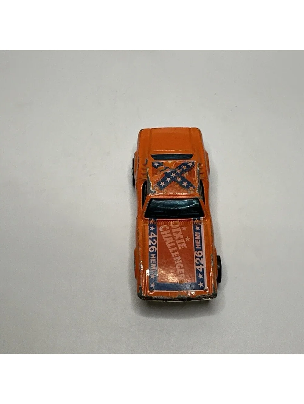 Hot Wheels Blackwall 1981 Dixie Challenger w/ Roof Tampo On Roof Old Mopar Car
